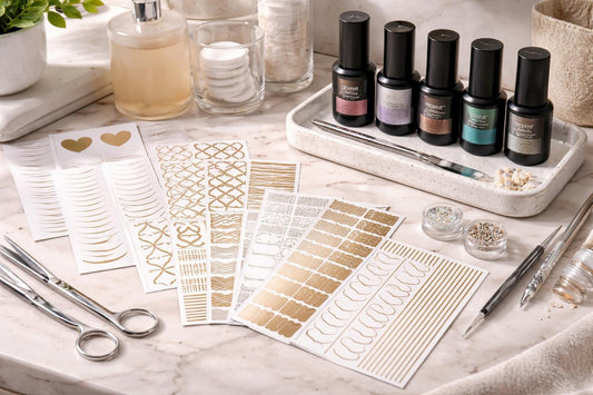 precision nail art templates and tools for beginners