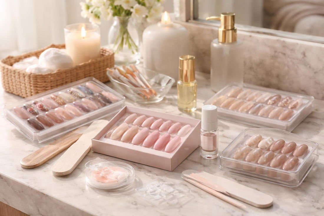 Ontario beginner press-on nail sets and accessories