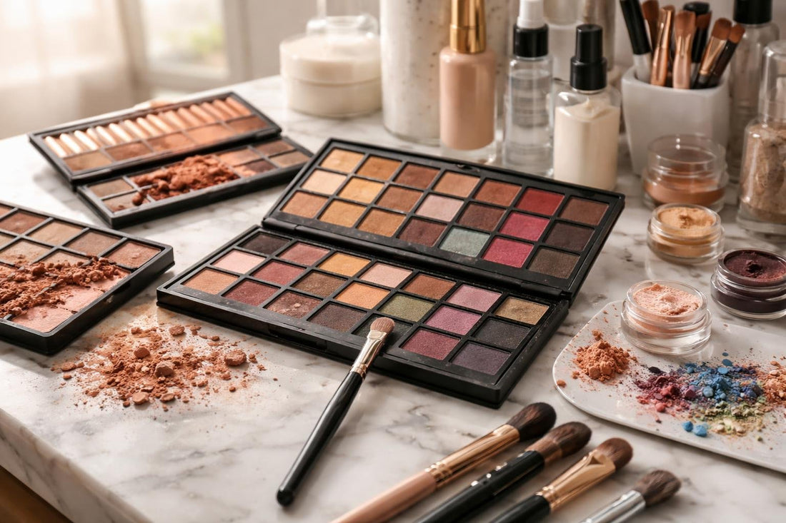 professional eyeshadow palette troubleshooting and fixes