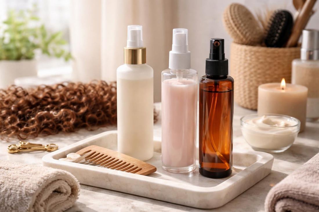 Professional detangler spray for thick curly hair