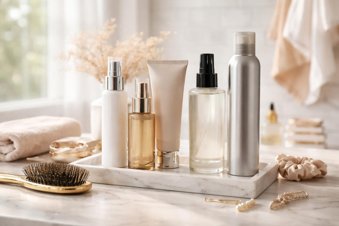 Professional styling products for smooth hair in changing weather