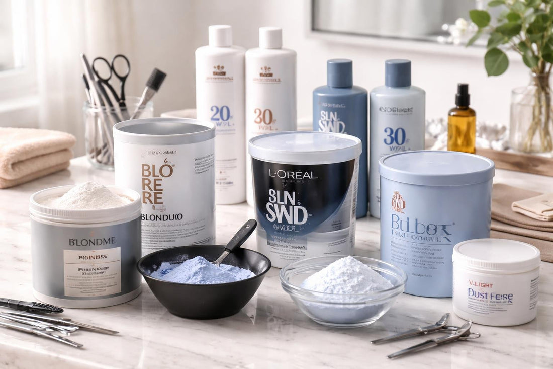 professional hair bleach kits and powders for blonding