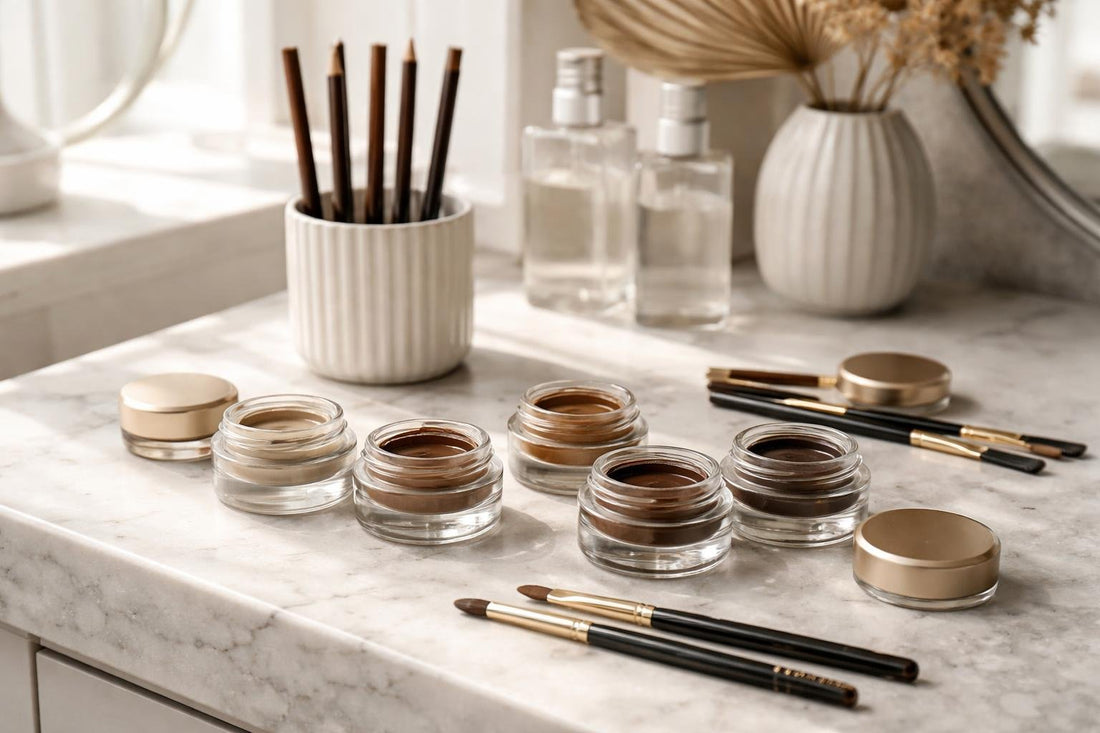 Professional eyebrow colour shades for natural looking brows