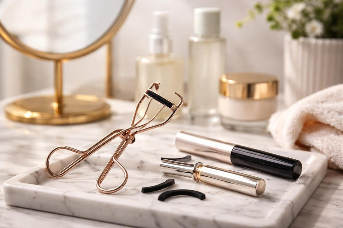 Professional eyelash curler technique for long lasting curl