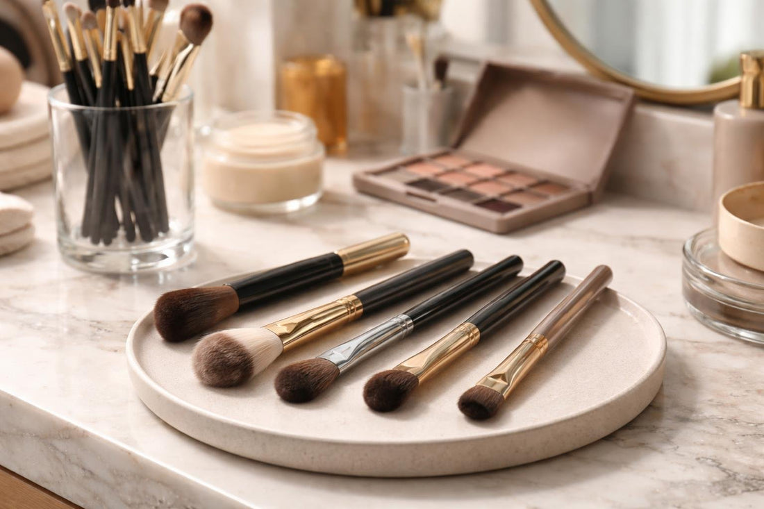 Professional eyeshadow brushes for smooth blending and precision