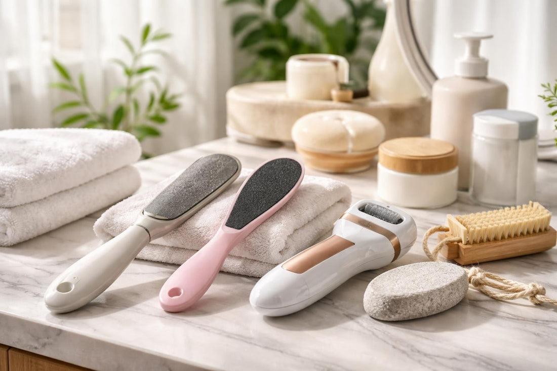 professional foot file and alternatives for home pedicure