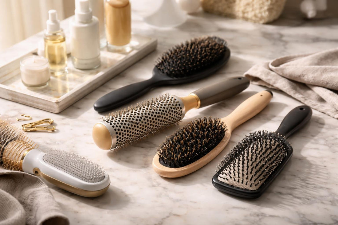 Professional hair brushes for smooth, frizz-controlled seasonal styling