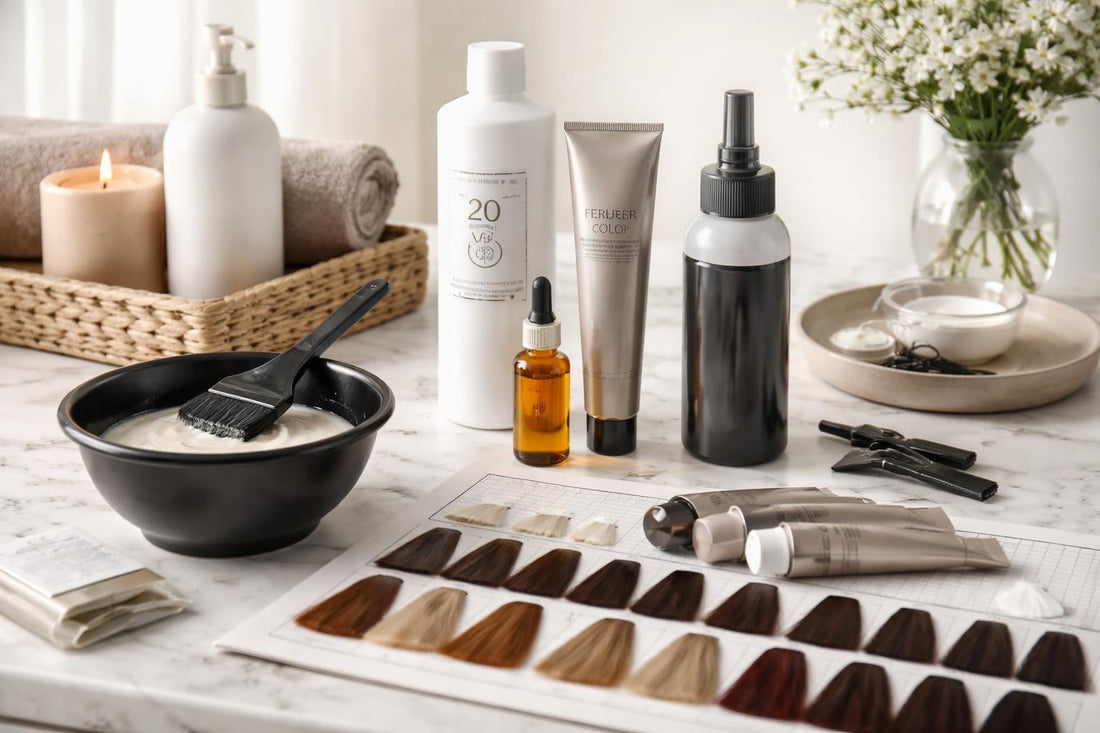 Professional hair color shade matching kit for Ontario homes