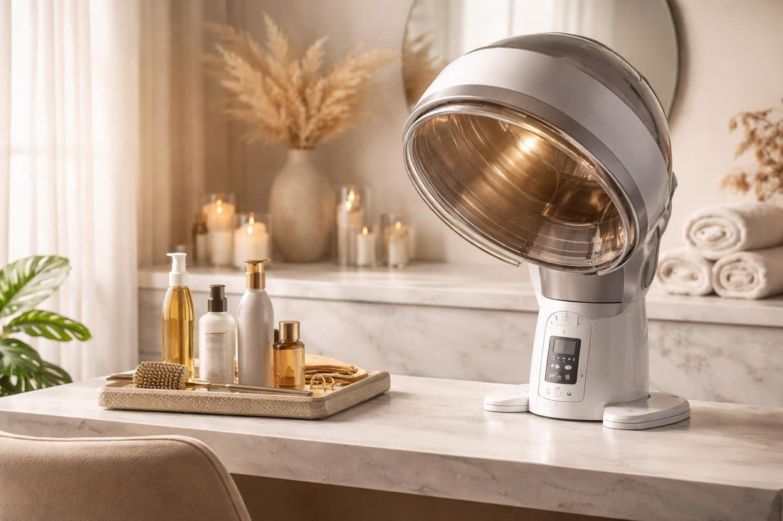 Professional hair drying hood for smooth at-home blowouts