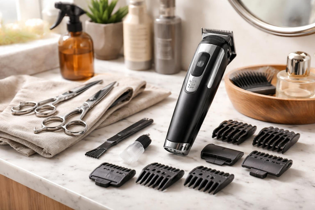 Toronto beginner professional hair cutting kit close-up