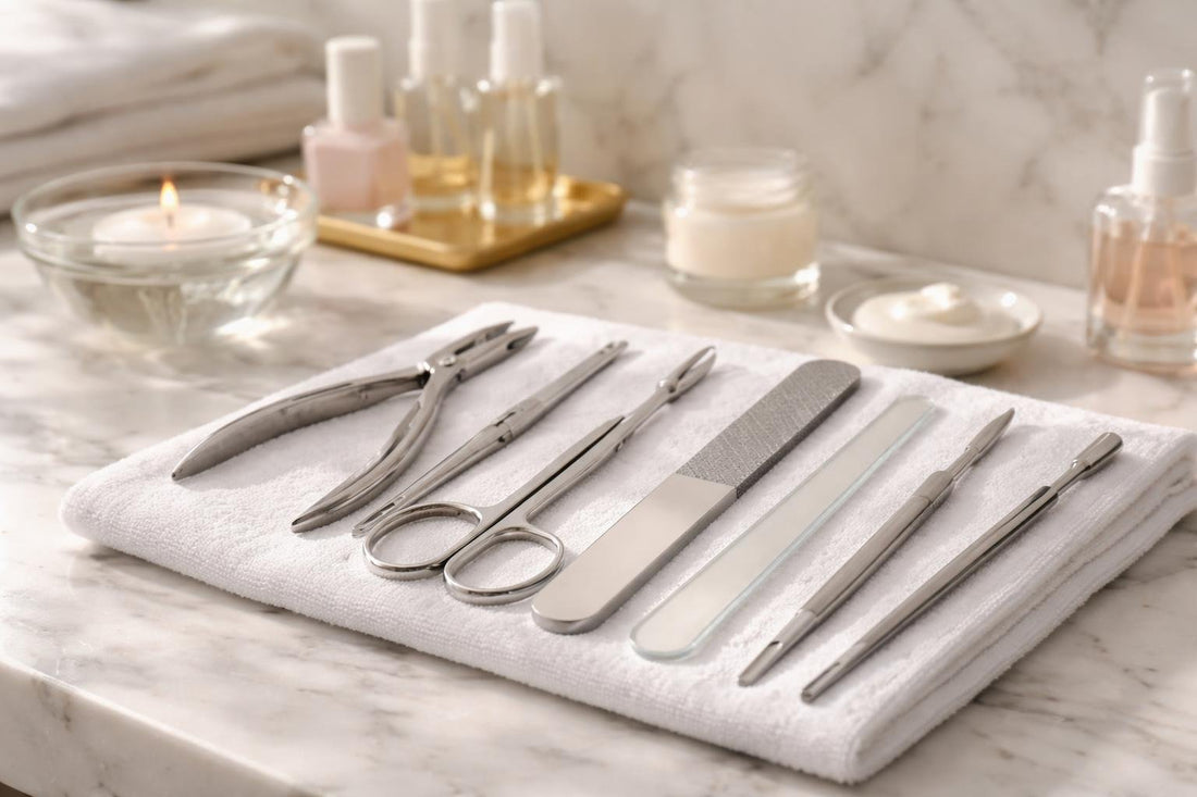 Stainless steel professional nail tools for neat home manicure