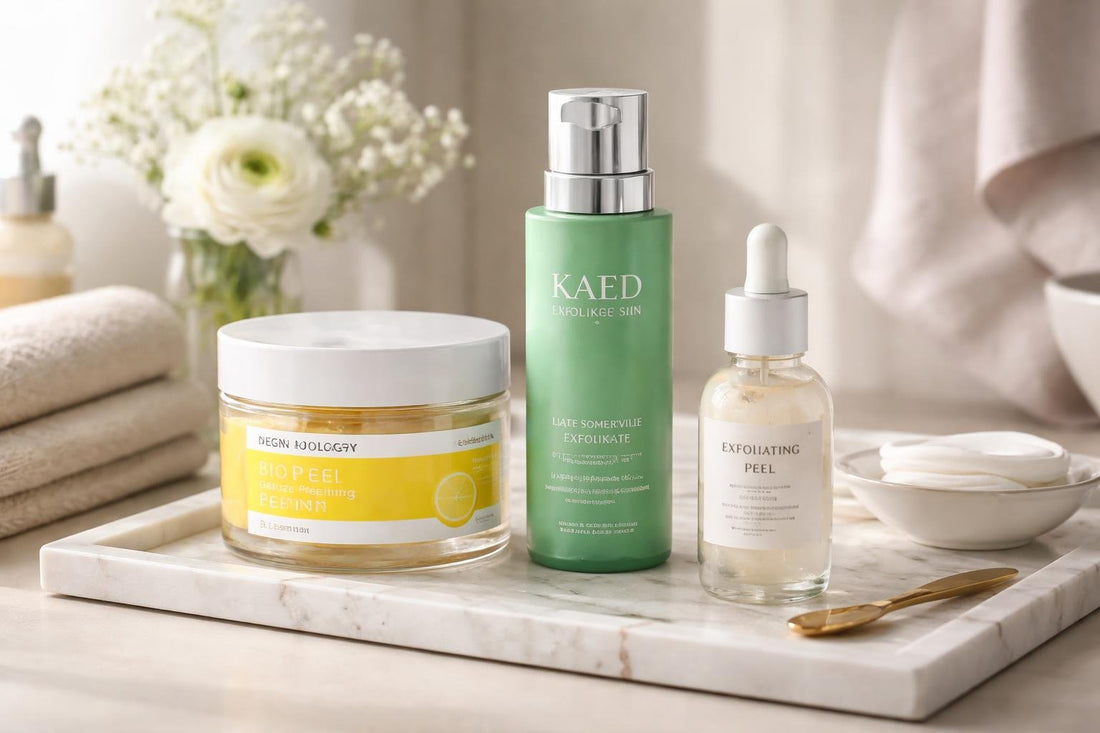 Professional facial peel collection kit for sensitive skin