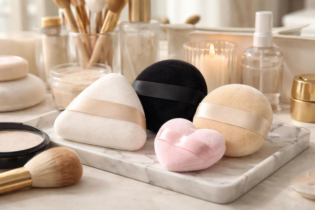 Toronto professional powder puffs collection close-up