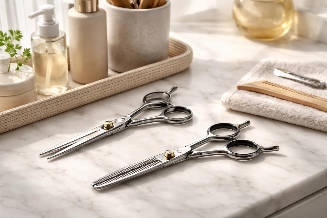 5.5 and 6 inch hair cutting shears set