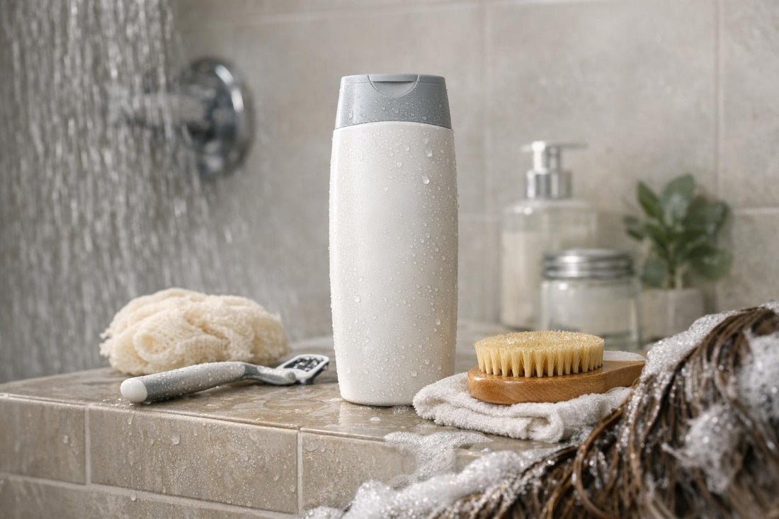 2 in 1 shampoo and conditioner used in quick shower