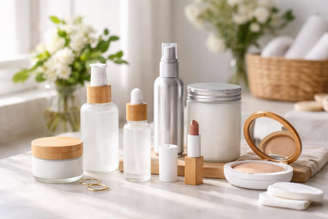 Refillable cosmetic bottles and cases for Ontario makers