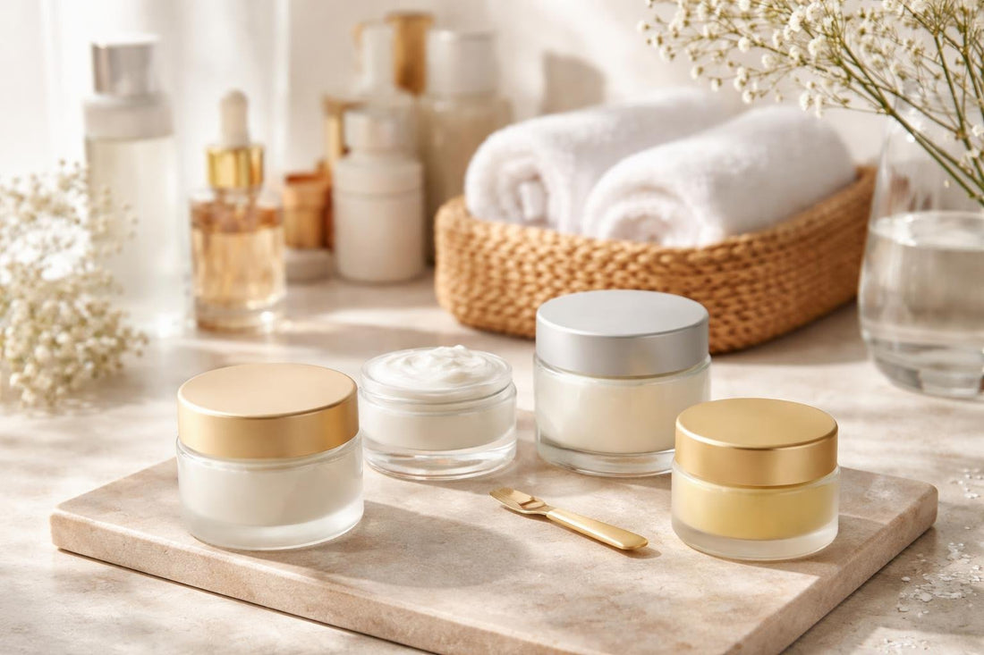 Beginner-friendly refillable cosmetic jars for creams and balms