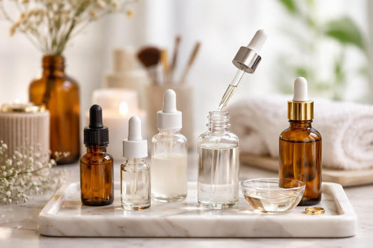 refillable glass droppers for skincare bottles Toronto