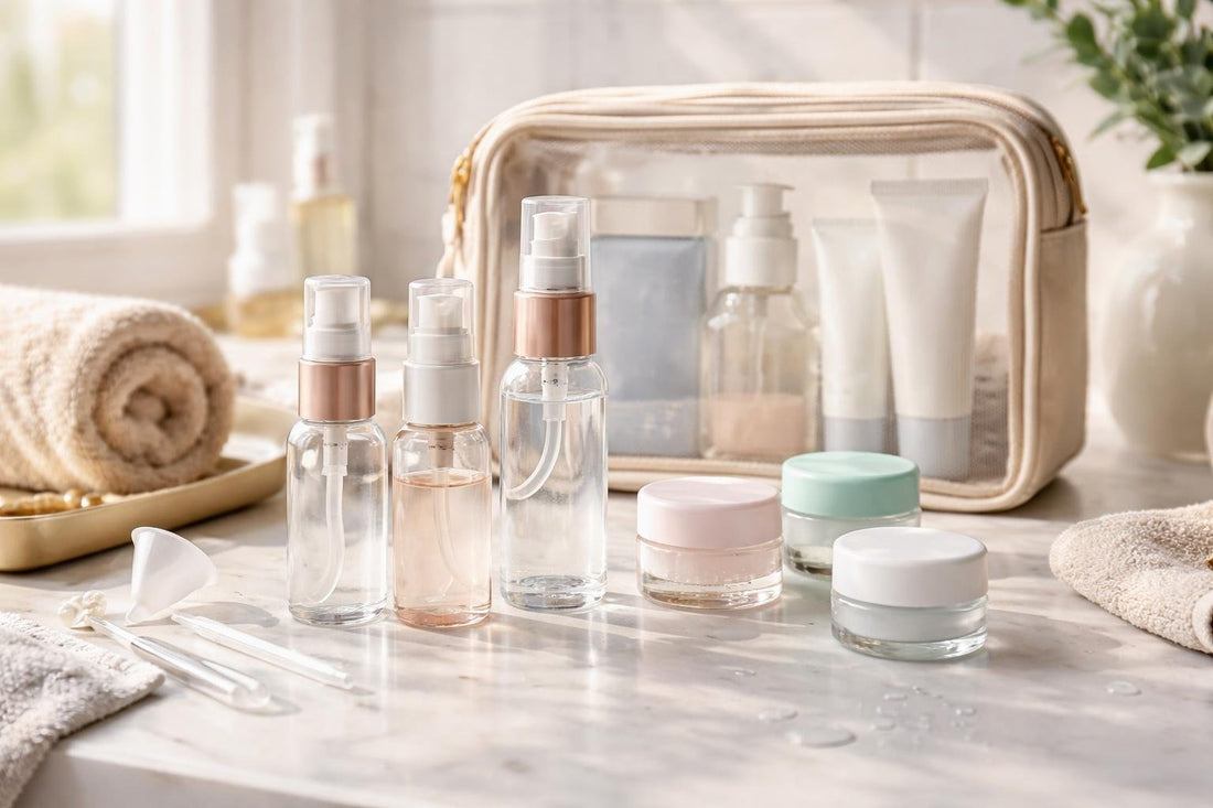 Travel refillable cosmetic kits leak fixes and tips