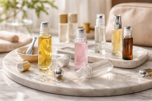 Refillable cosmetic roller bottles for travel troubleshooting