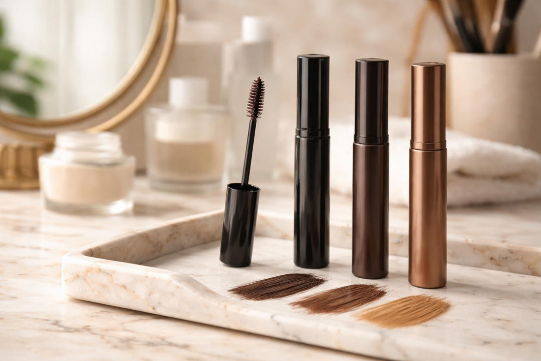 Root touch up hair mascara wand and swatches