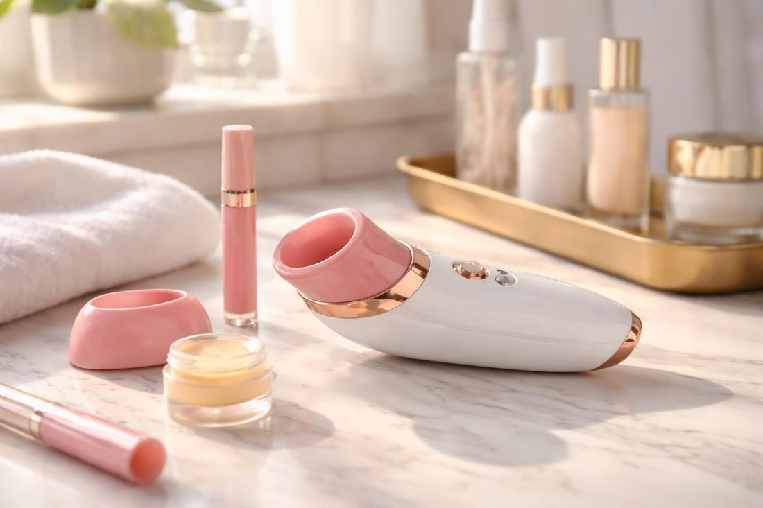 Safe technique for using lip plumping devices at home