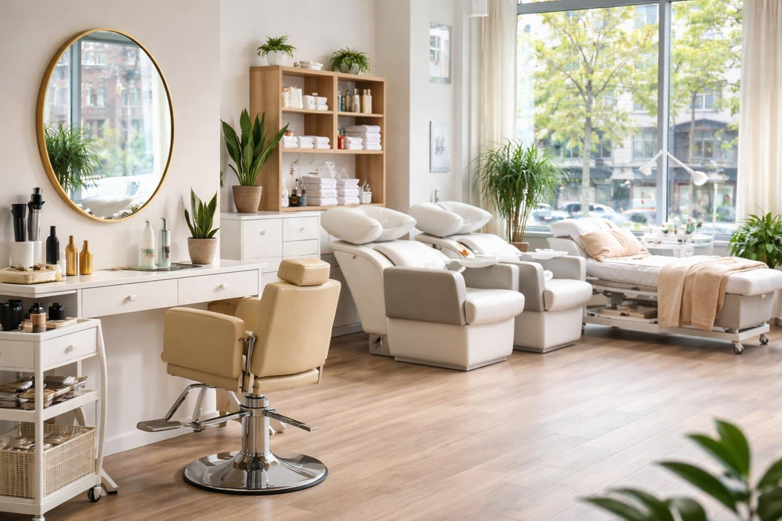 Affordable Toronto salon and spa equipment display