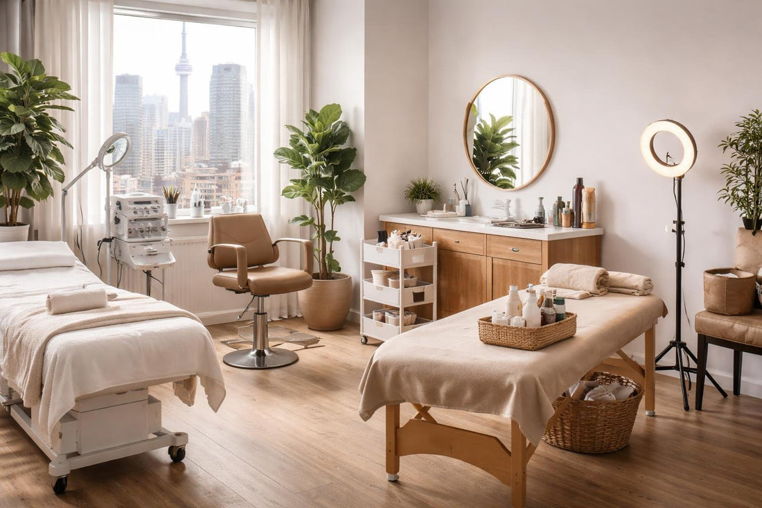 Small Toronto studio salon and spa tools