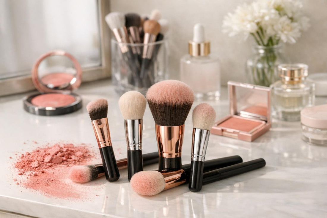 Blush brushes for seasonal blush looks and soft blending