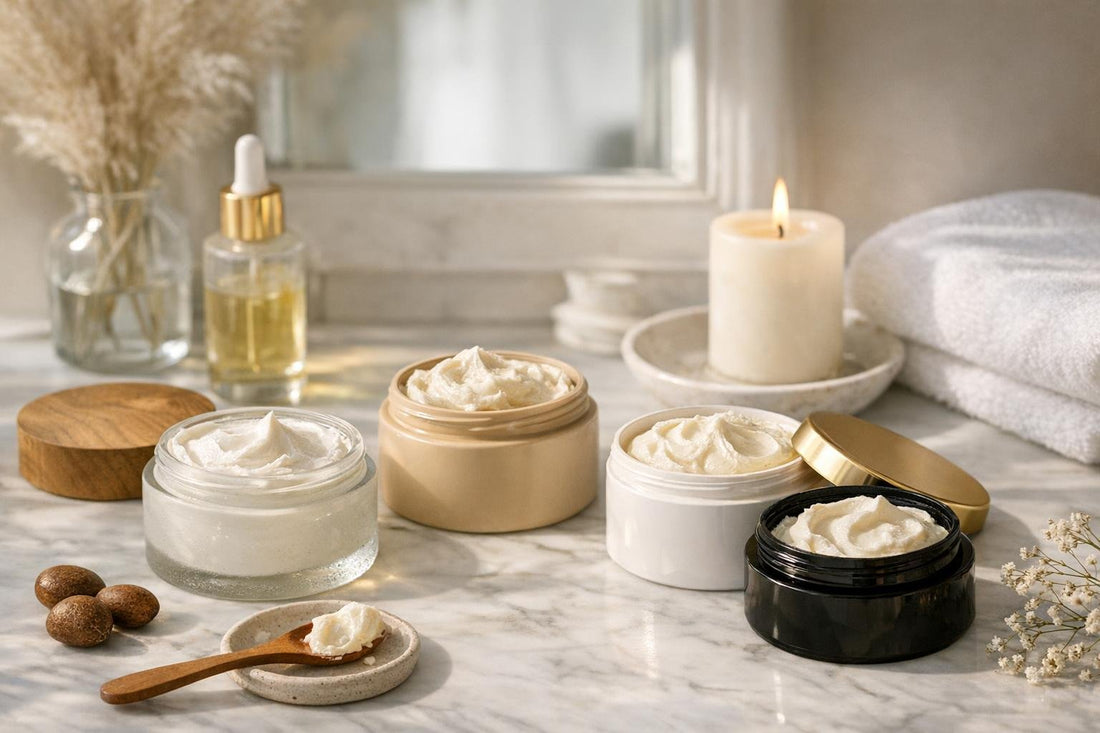 Seasonal body butters for smooth hydrated skin day and night