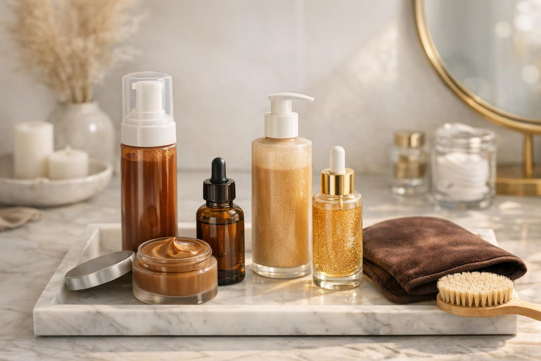 Body self tanners collection for a natural seasonal glow