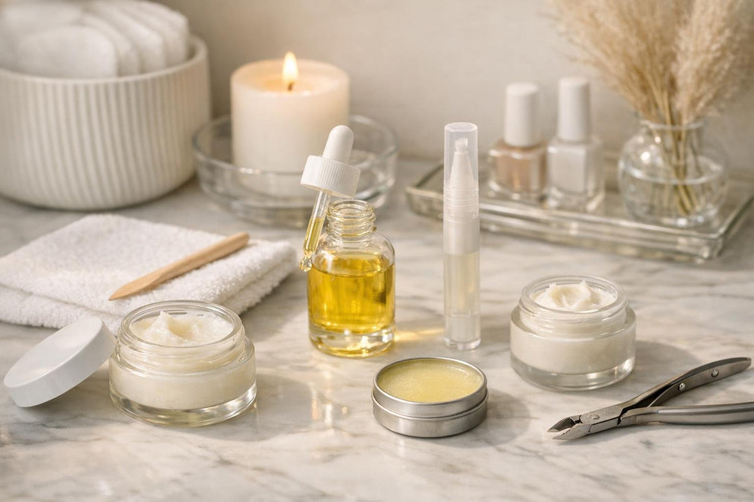Cuticle oil and balm routine for seasonal nail care