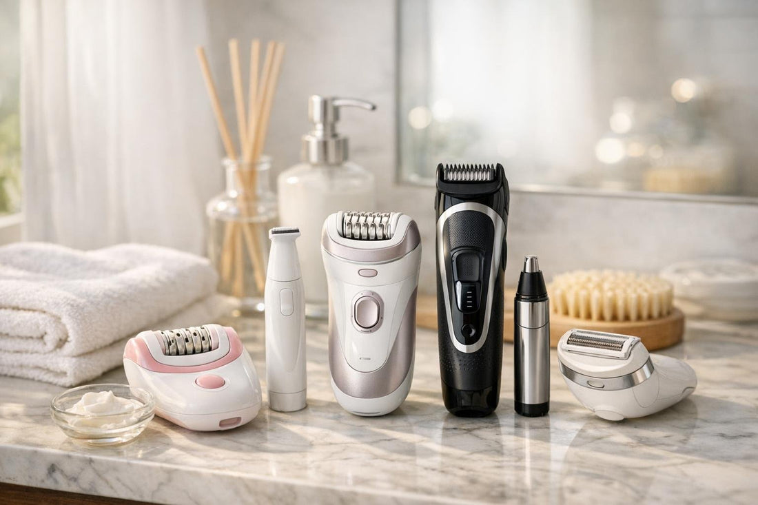 Seasonal epilators, groomers and trimmers for smooth skin