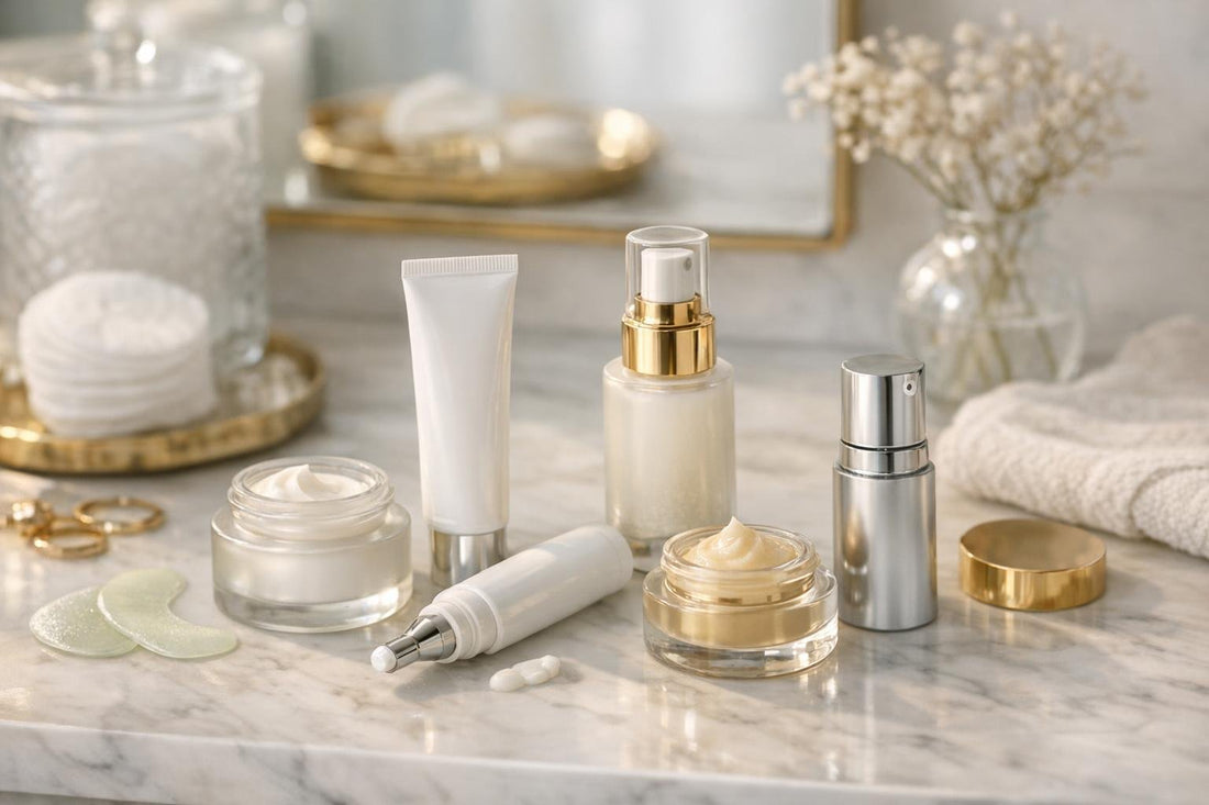 Seasonal eye treatment creams for brightening and puffiness