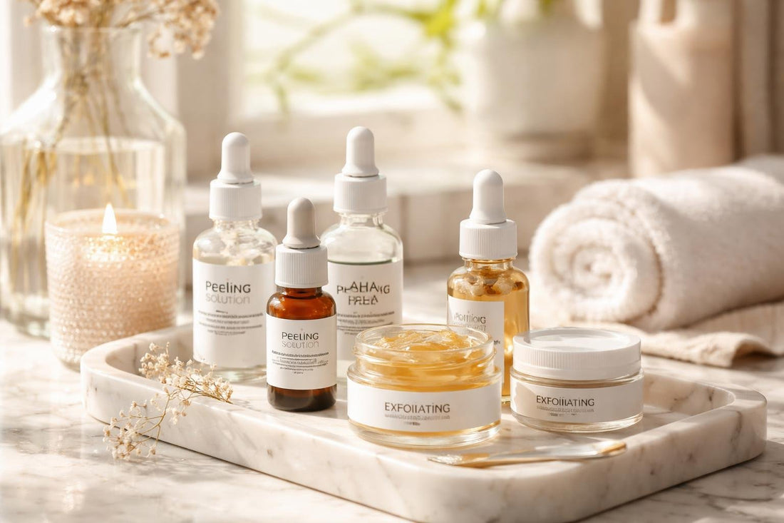 Seasonal facial peel routine for smoother, brighter skin