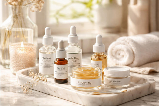 Seasonal facial peel routine for smoother, brighter skin