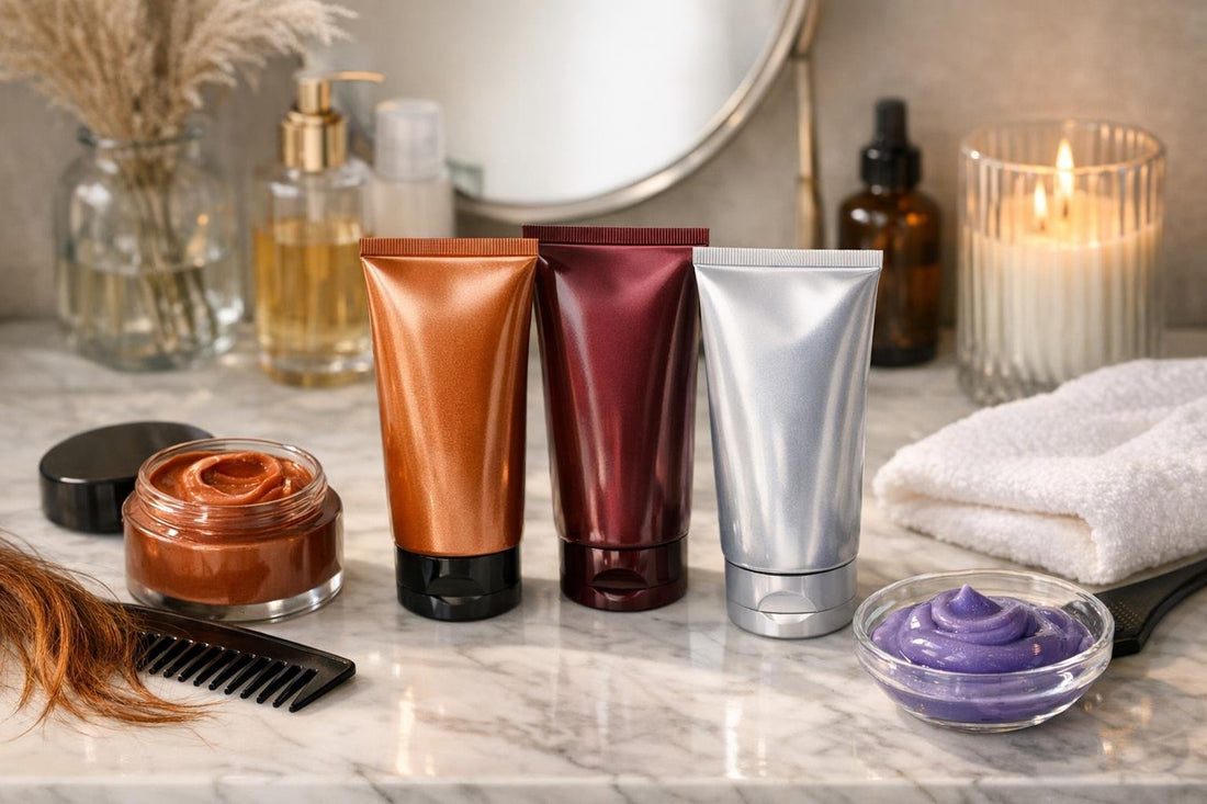Hair colour refresher applied for seasonal shine and tone