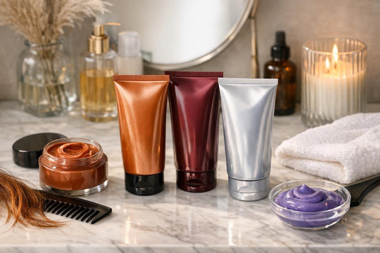 Hair colour refresher applied for seasonal shine and tone