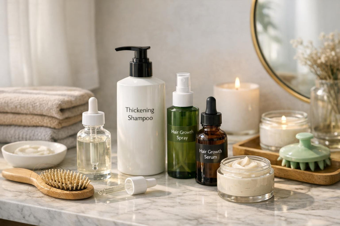 Seasonal hair loss products and scalp care routine essentials
