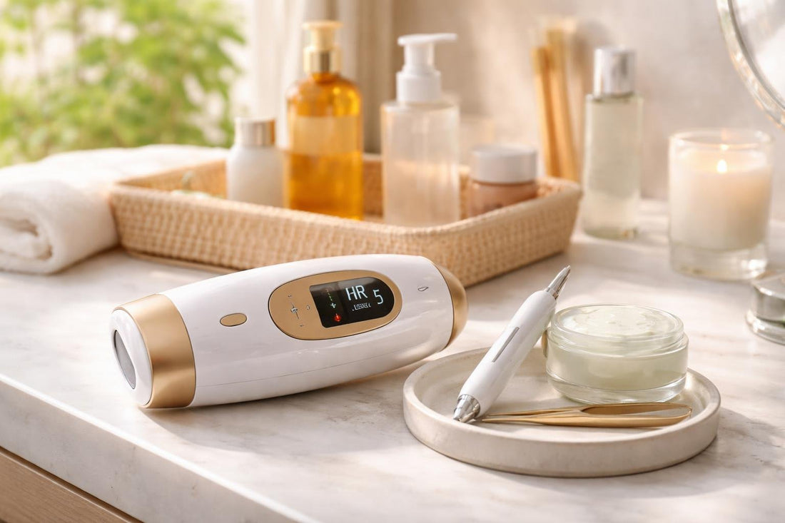 Laser and IPL light hair removal routine in Canadian season