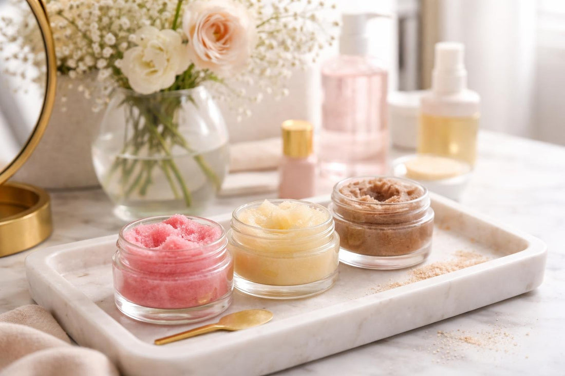 Seasonal lip scrub routine for softer, smoother lips