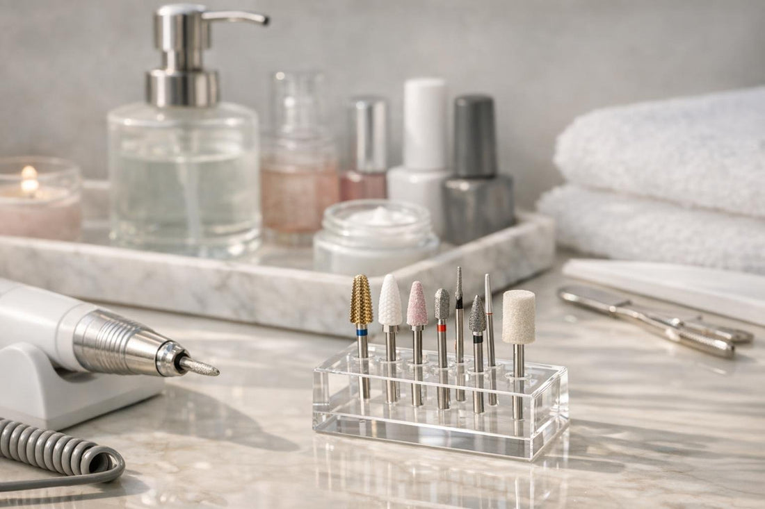 Electric nail drill bits for shaping and gel removal