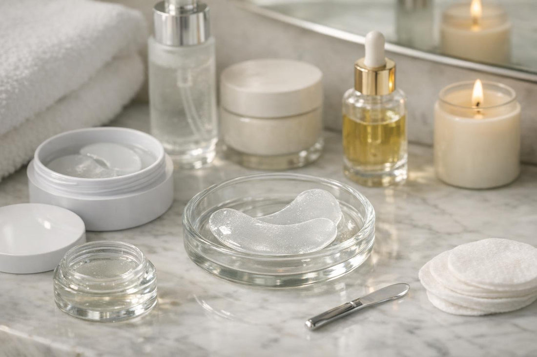 Hydrogel under-eye patches for smoother seasonal look