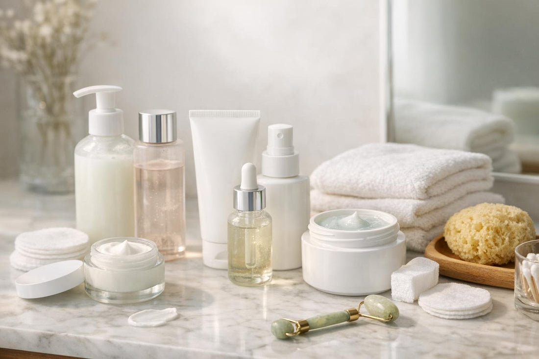 Assorted gentle facial skin care kits for sensitive skin