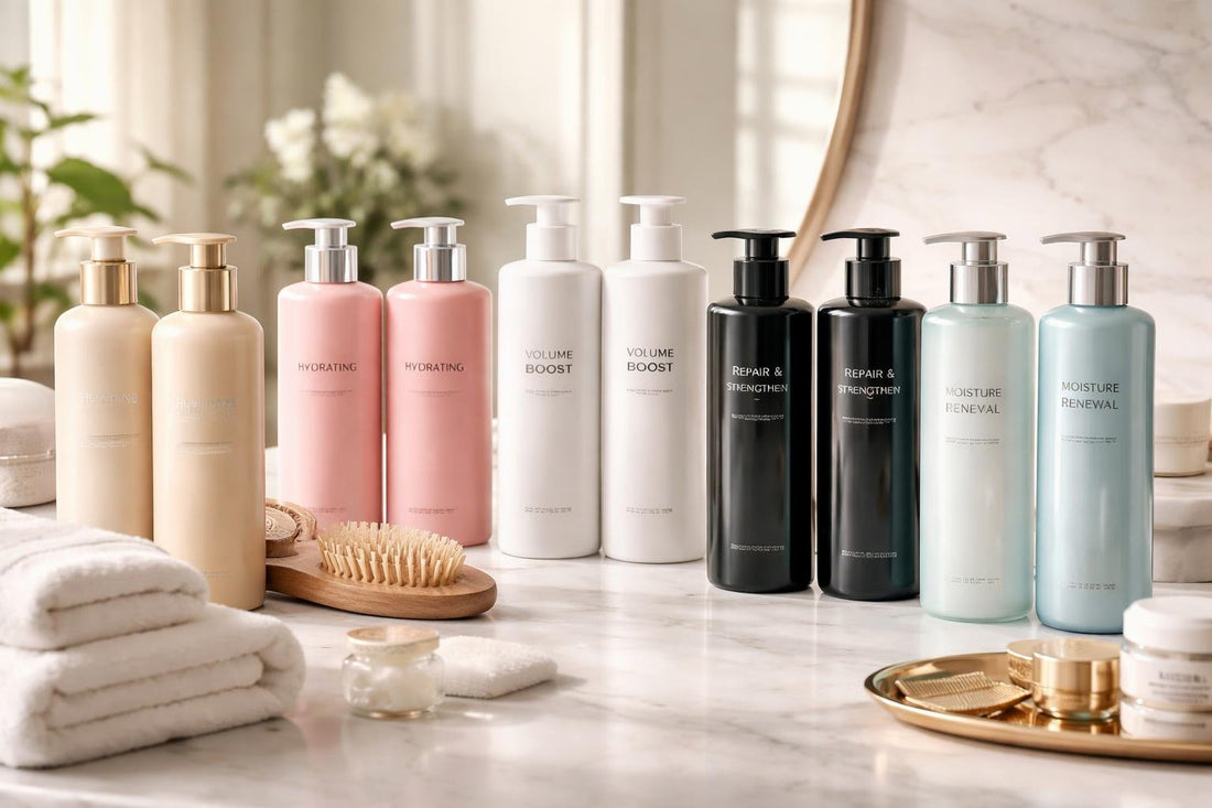Shampoo and conditioner lineup for beginner to pro routines