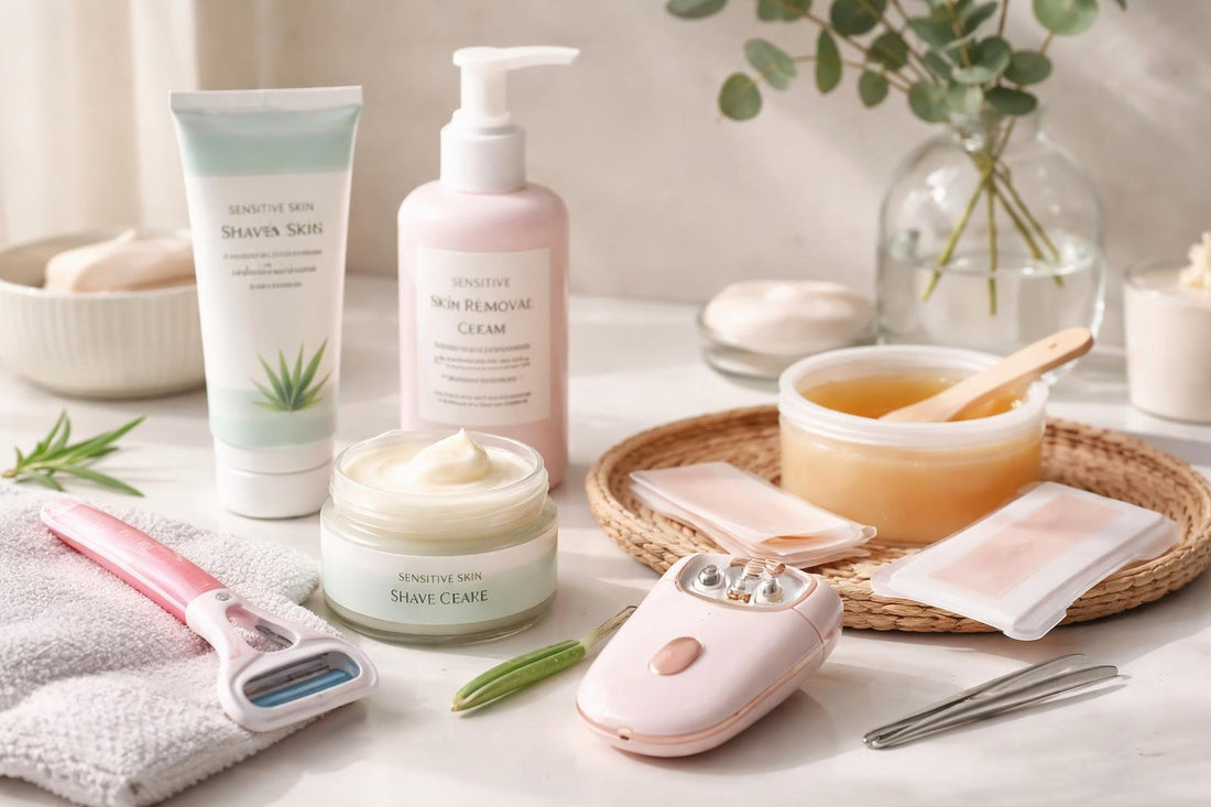 Sensitive skin shaving and hair removal essentials