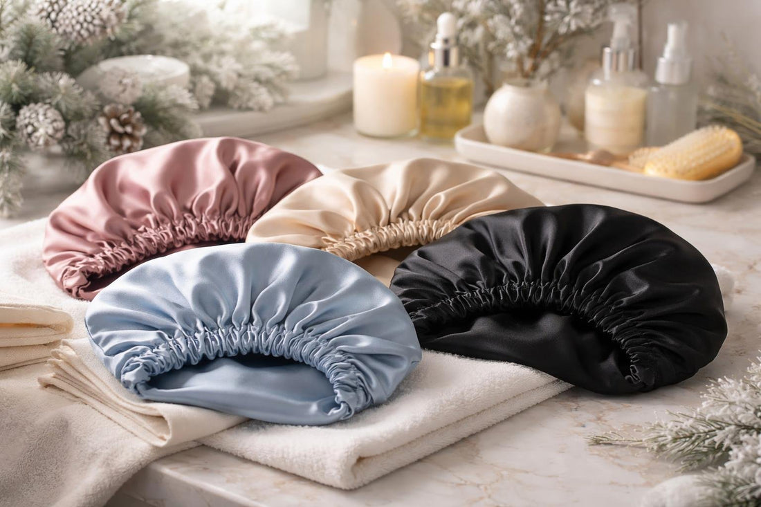 silk satin hair bonnet collection winter protection