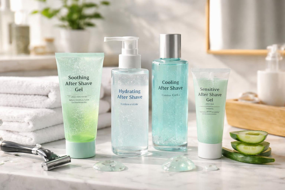 Soothing after shave gel collection for sensitive skin