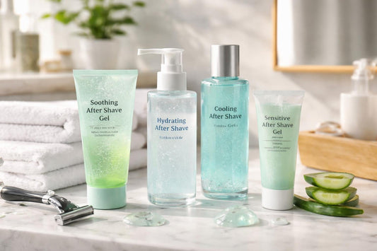 Soothing after shave gel collection for sensitive skin