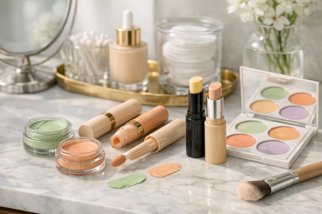 Spring shade-correcting concealers for redness and dark circles